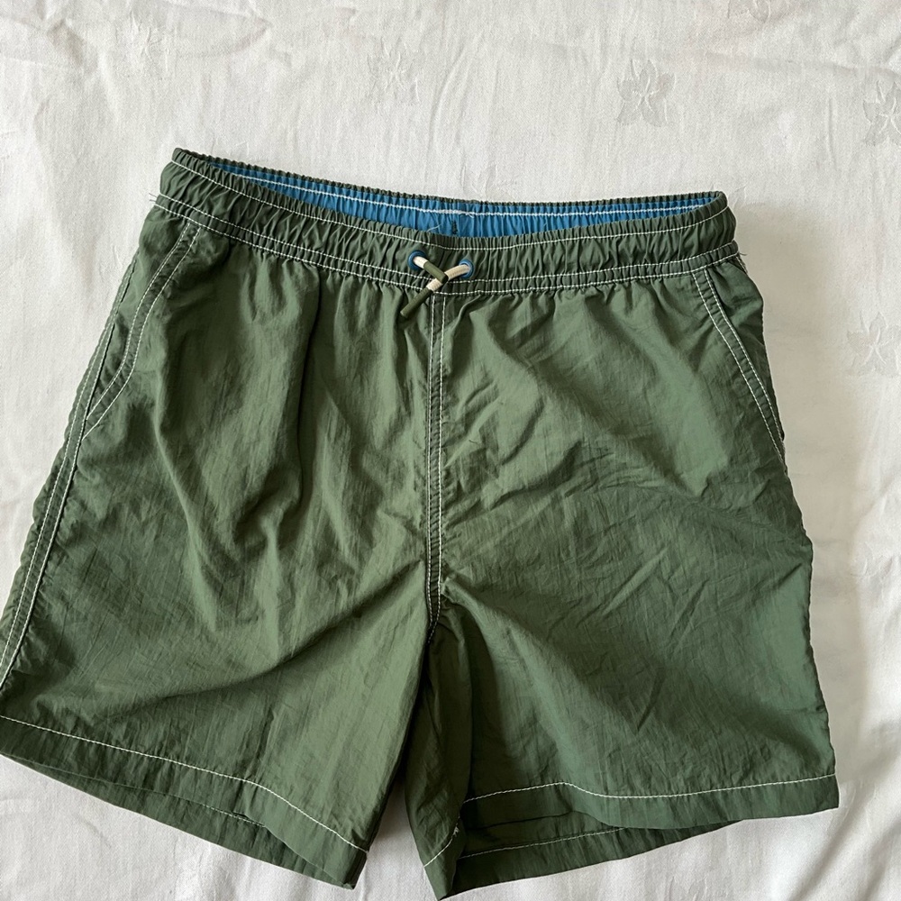 Boys Green Swim Shorts